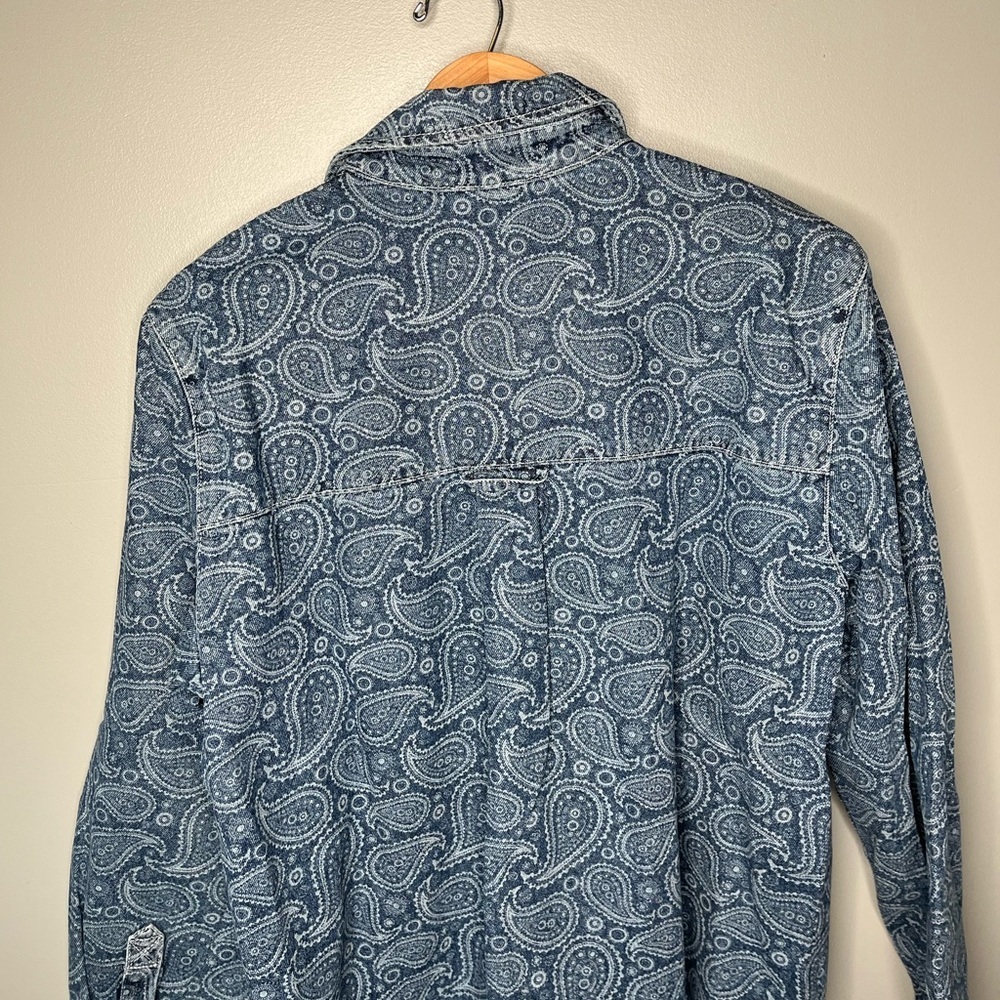 NWT The Ragged Priest Ragged Jeans Paisley Denim Jacket - Picture 7 of 11